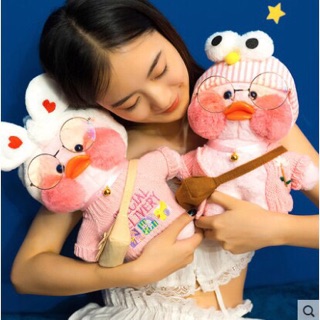 [CÓ SẴN] Vịt Bông LaLaFan Siêu Cute Size 30cm(đầy đủ phụ kiện)