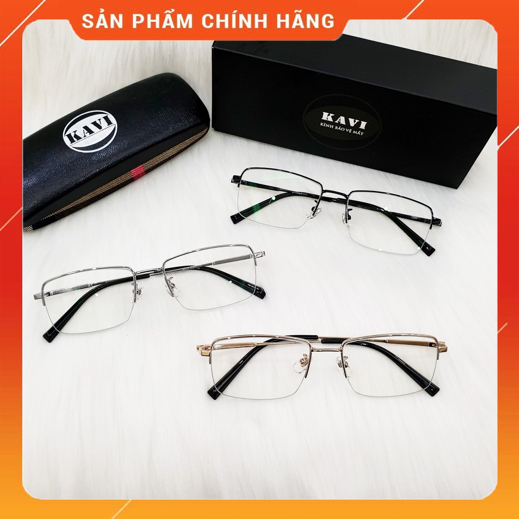 KAVI A7 – Kính chống ánh sáng xanh Hàn Quốc gọng Titan