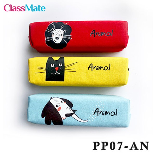 Túi đựng bút học sinh animal Classmate PP07-AN hình động vật dễ thương cho bé