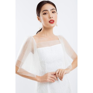 Đầm Cổ Vuông Phối Ren EDINI - D1178
