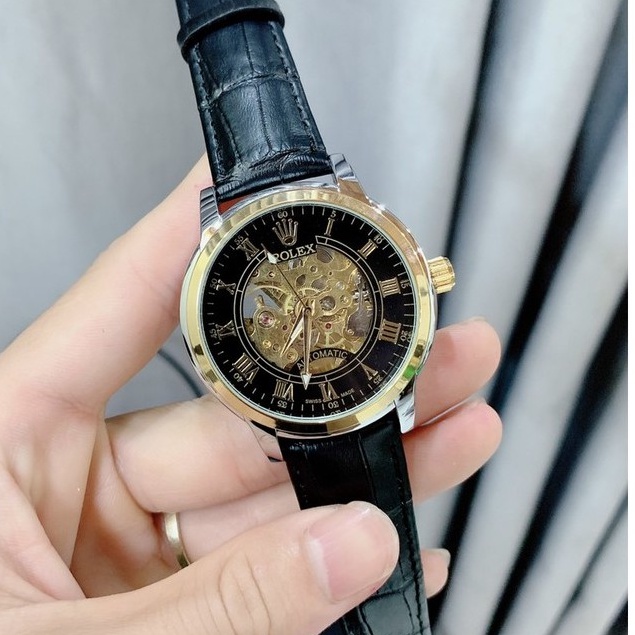 (Thẻ bảo hành 12 tháng) Đồng hồ nam Rolex - fullbox - bảo hành 12 tháng (Rolex.automatic)