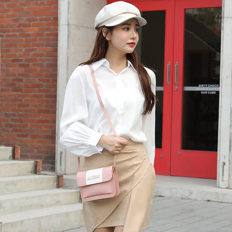 Túi Đeo Chéo Giả Da Cá Sấu Thời Trang Dành Cho Nữ