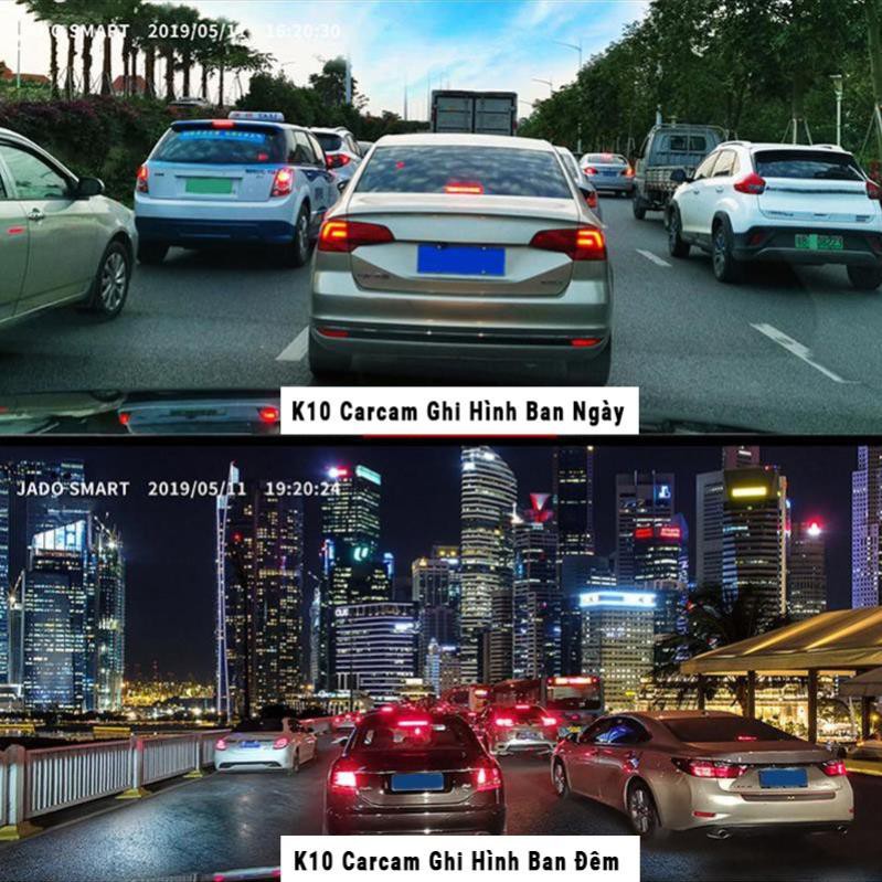 [ Gía shock] Camera Hành Trình Car Cam K10 GPS 2 Camera Trước Sau-cảnh báo lấn làn va chạm | BigBuy360 - bigbuy360.vn