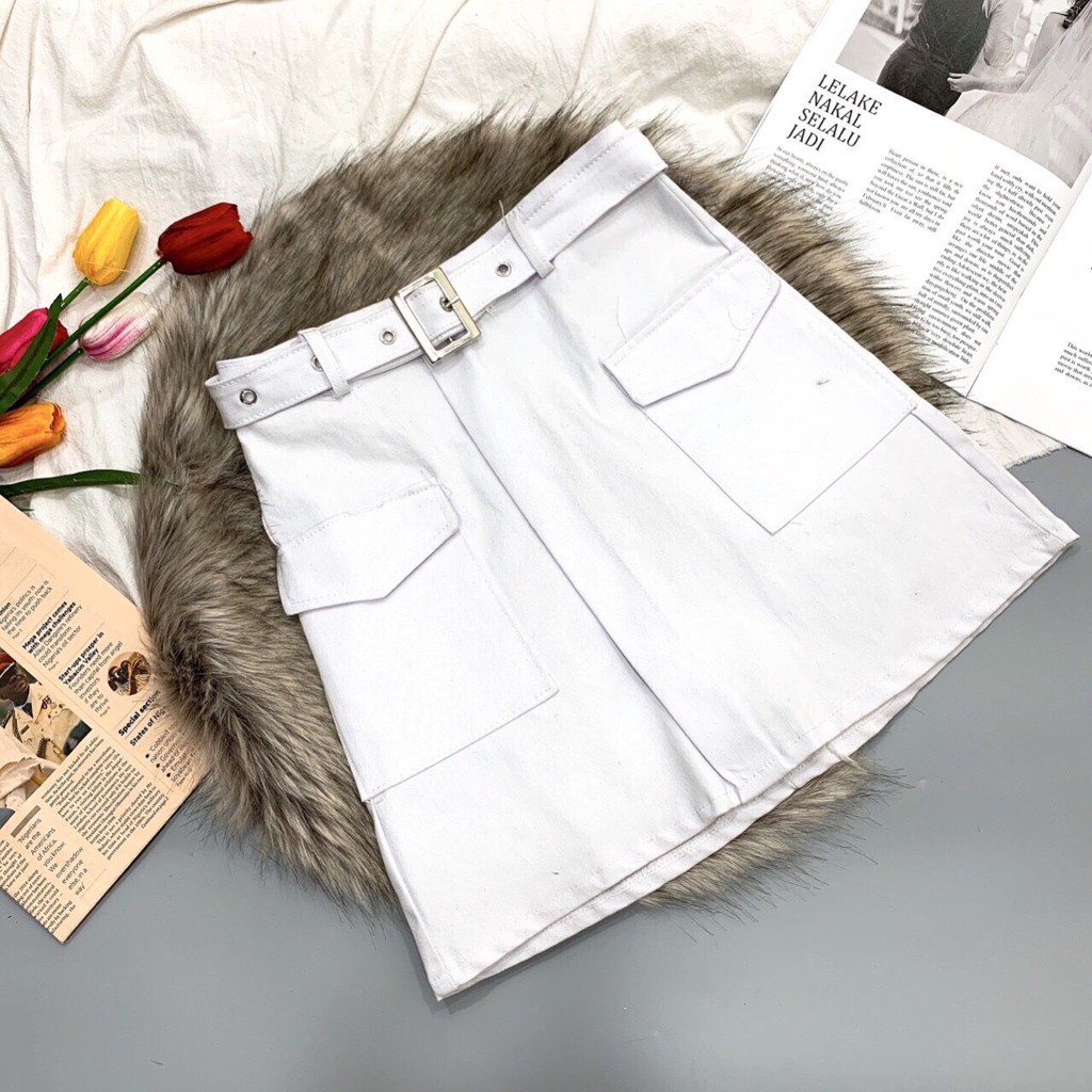 Chân Váy KaKi co giãn Váy Ngắn Váy Chữ A Ulzzang | BigBuy360 - bigbuy360.vn