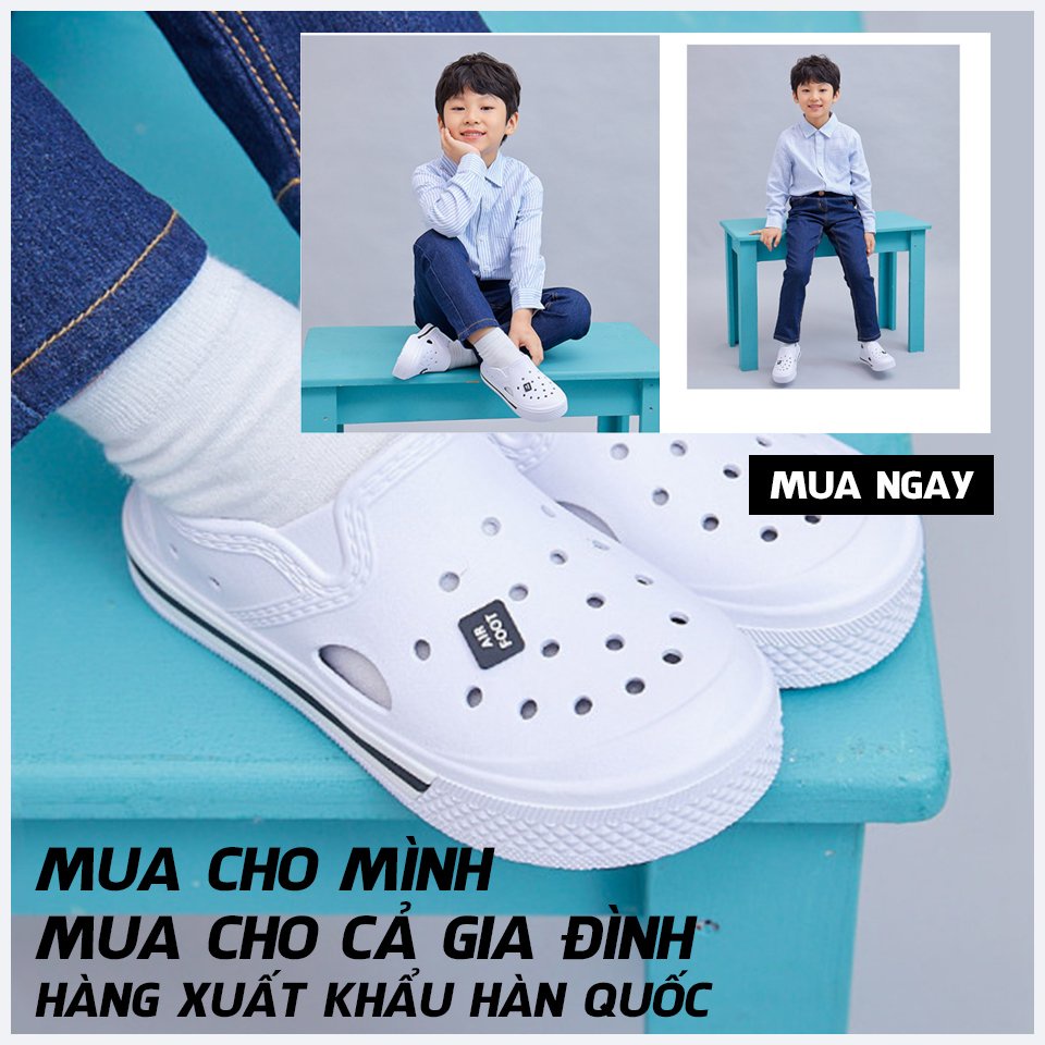 Giày Xốp Hàn Quốc Cho Bé Siêu Nhẹ Và Êm | Size Trung - Đại