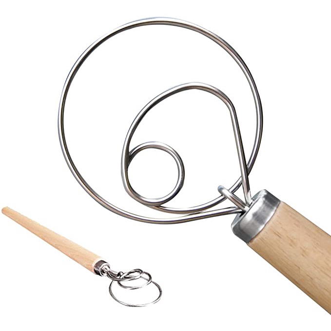 Dụng Cụ Đánh Trứng / Khuấy Bột Làm Bánh Bằng Thép Không Gỉ 13 inch
