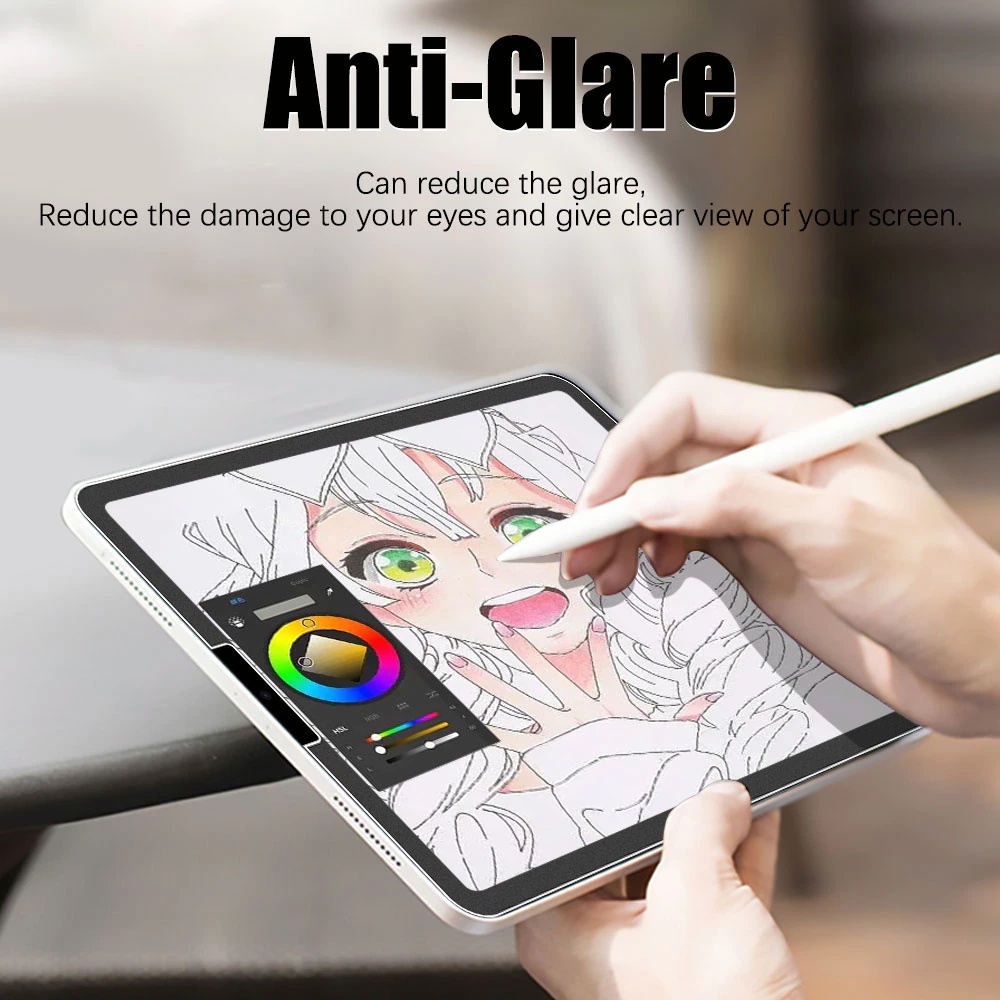 Kính Cường Lực Nhám Bảo Vệ Màn Hình Cho Ipad Air 5 2022 4 2020 Pro 11 12.9 2021 3 Mini 6 7 8 9th Generation