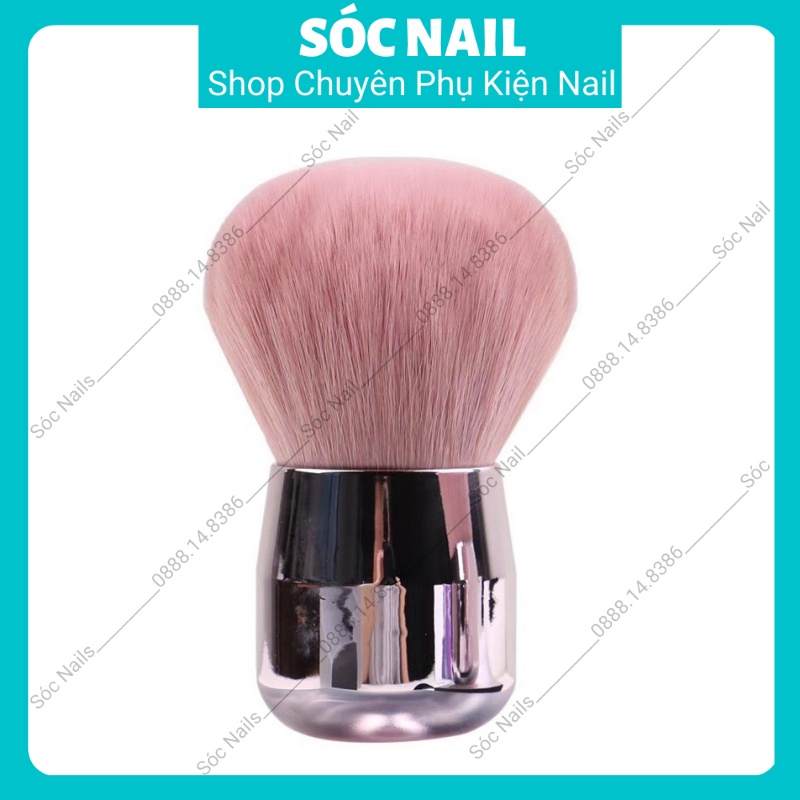Chổi Cọ Trang Điểm , Cọ Phủi Bụi Nail Đầu Nấm Mềm Mại