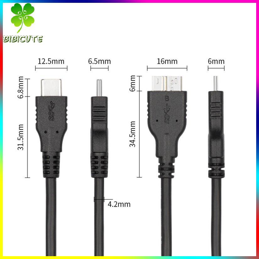 Dây Cáp Dữ Liệu Usb 3.1 Type-C Cho Ổ Cứng Macbook / Điện Thoại Di Động | BigBuy360 - bigbuy360.vn