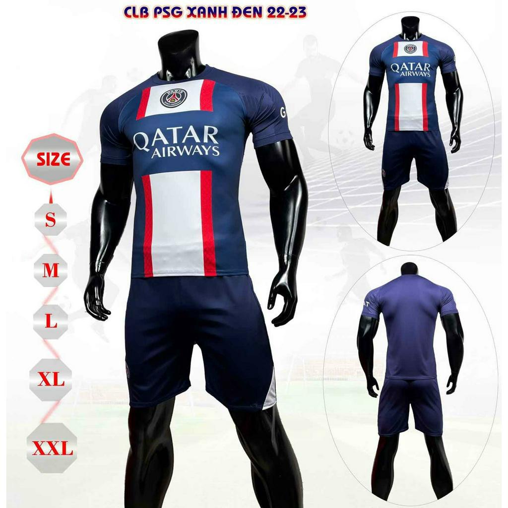 Bộ Quần Áo Đá Banh CLB  PSG PARIS XANH DƯƠNG 2023