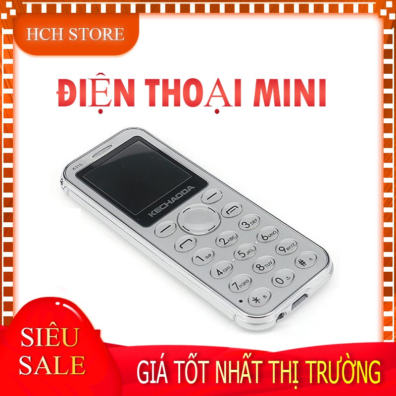 Điện thoại KECHAODA K115 | Điện thoại siêu nhỏ | Độc lạ, cá tính |