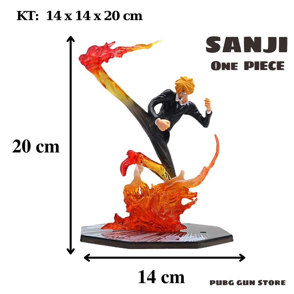 Nhân vật figure vinsmoke sanji luffy đồ chơi trẻ em decor mô hình one piece anime lắp ráp decor phòng pc gaming cute