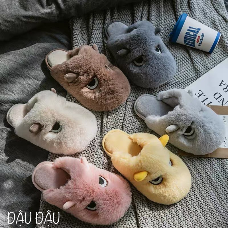 DÉP BÔNG ANGRY EYES LÔNG CỪU CAO CẤP