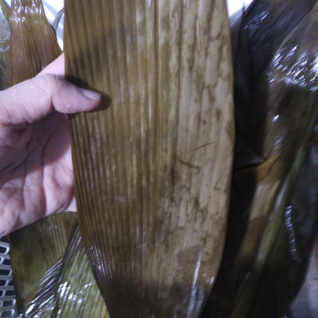 Lá Tre khô dùng để gói bánh ú, xấp 200g kèm 1 lọn dây cột bánh