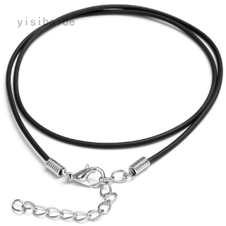 Vòng cổ Da Pu Màu Đen Có Khóa Càng Cua Thời Trang