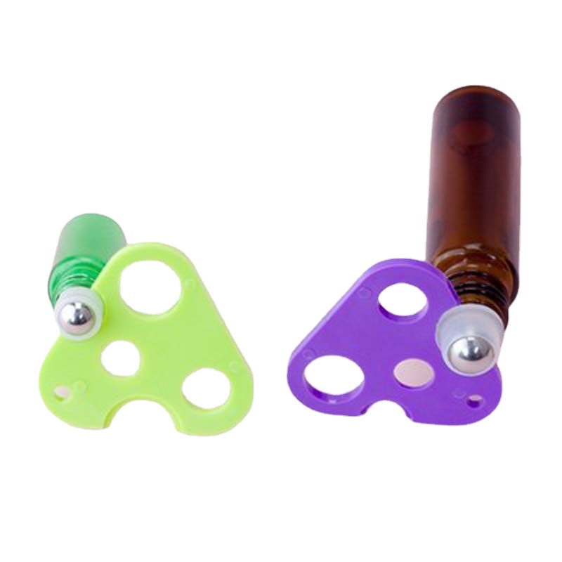 Dụng cụ mở nắp chai tinh dầu hình tam giác bằng nhựa đa năng màu sắc ngẫu nhiên