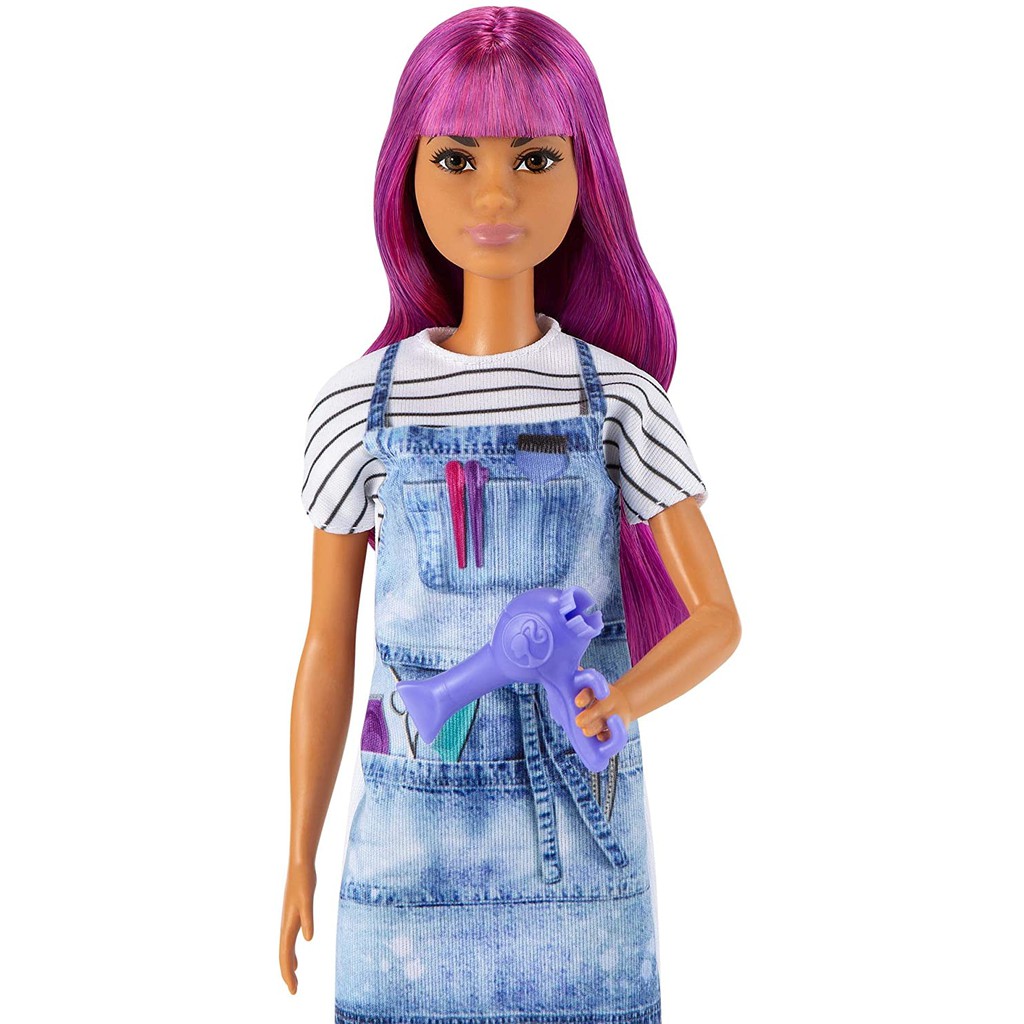 Barbie Nghề Nghiệp Thợ Tóc Career Doll Salon Hair Stylist