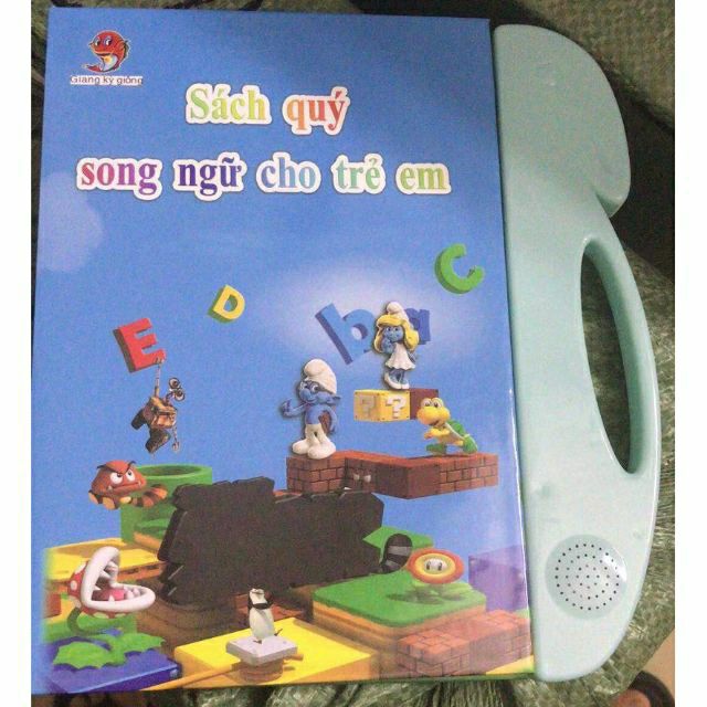 Sách nói điện tử song ngữ Anh- Việt cho bé yêu( hình thật)