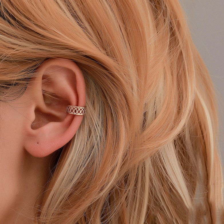 Phụ kiện kẹp tai phong cách punk cổ điển làm đẹp cho nữ