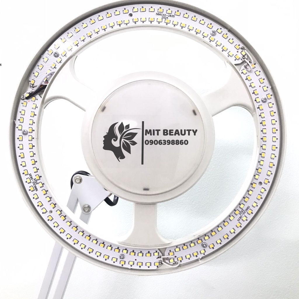 Đèn Led di động 3 màu trục khuỷu Cho Spa Nail Xoay 360 độ