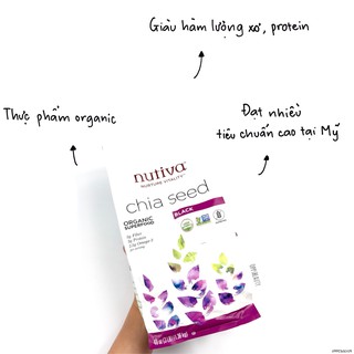 Hạt chia hữu cơ Nutiva size 1.36kg