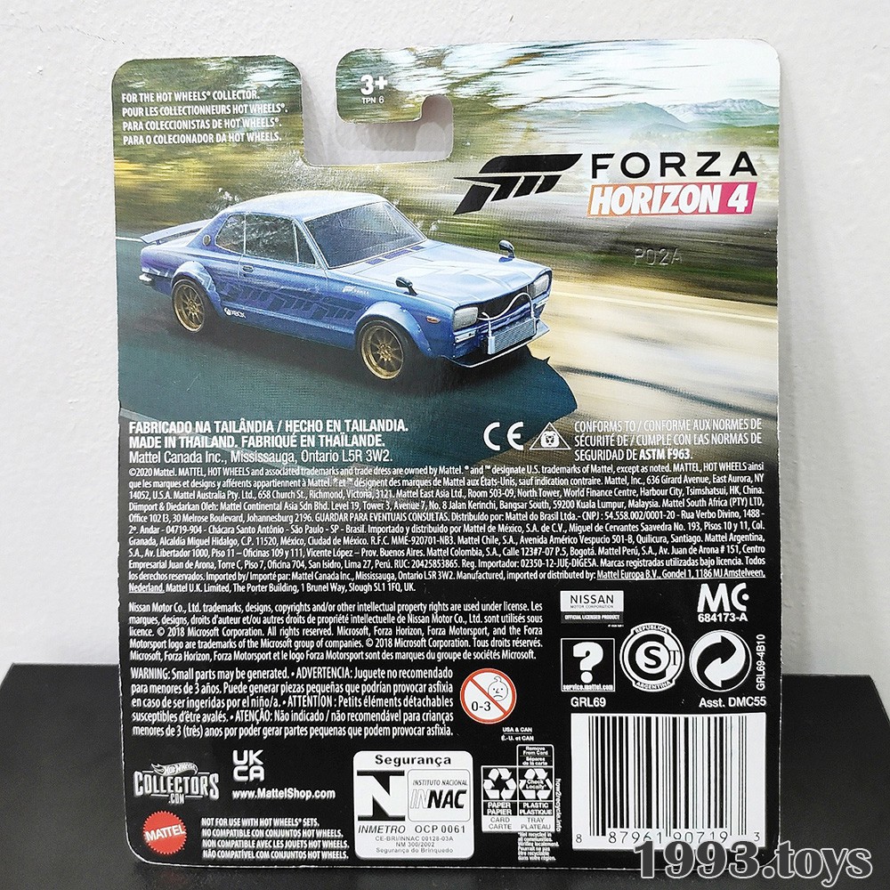 [New] Xe mô hình 1:64 Hot Wheels Premium 2021 Entertainment- Forza Horizon 4 - Nissan Skyline H/T 2000 GT-X GRL69