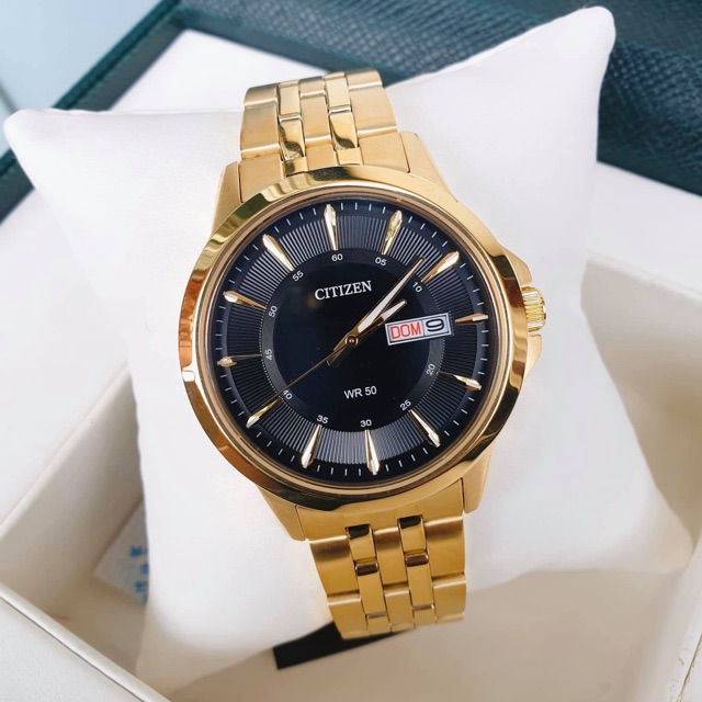 Đồng hồ nam Citizen BF2013-56E 41mm mạ vàng