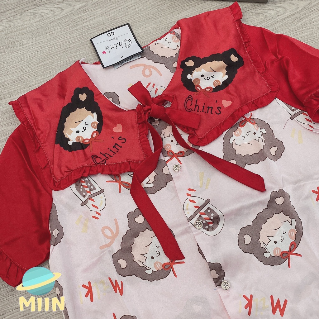 [NGỦ CAO CẤP] BỘ PYJAMA CÔ BÉ CUTE - CHẤT LIỆU LATIN CAO CẤP - PHIÊN BẢN ĐÁNG YÊU