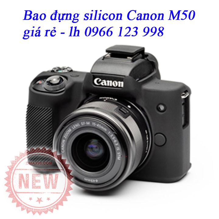 Bao silicon đựng máy ảnh Canon M10, M50, M100, M3