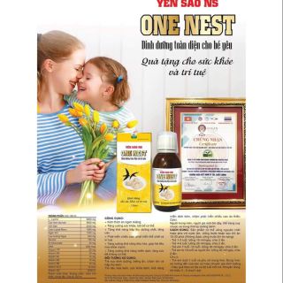 YẾN SÀO ONE NEST DINH DƯỠNG TOÀN DIỆN CHO TRẺ
