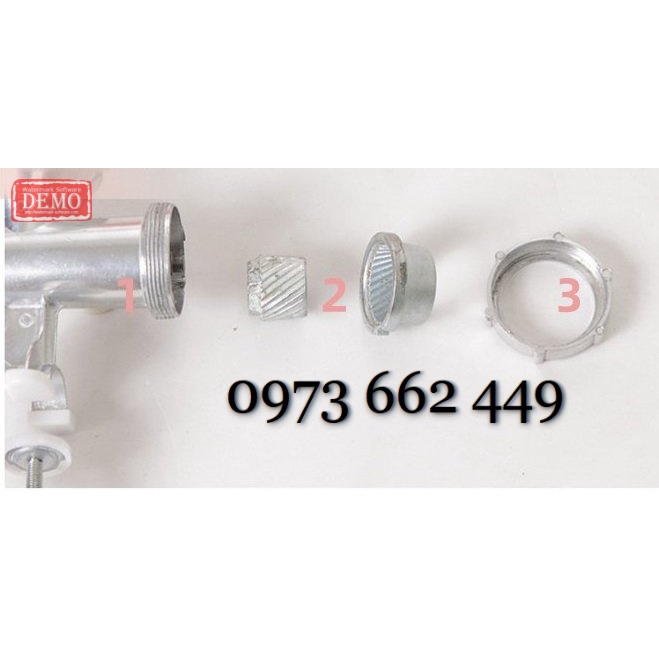 Máy ép đùn cám viên và xay thịt và rau củ, nhồi lòng quay tay-Máy xay đa di năng quay tay