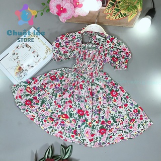 [SALE] Váy Bé Gái Kate Lụa Nhún Eo 12kg Đến 25kg