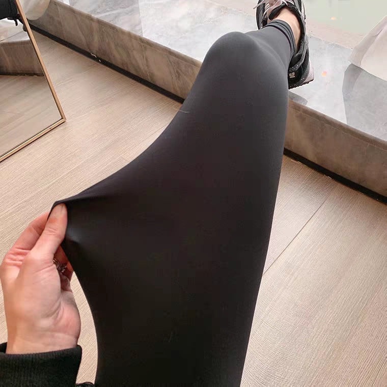 Quần legging nữ,  trẻ trung, dễ phối đồ quần k túi chất liệu trơn