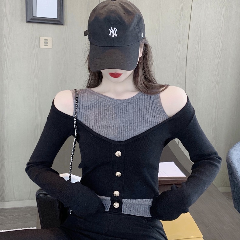 Áo Nữ Tay Dài Trễ Vai Thời Trang Quyến Rũ