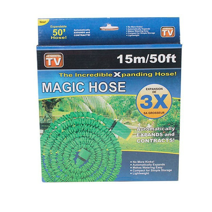 Vòi Tưới Cây, Vòi Rửa Xe, Vòi Nước Đa Năng Giãn Nở 3 Lần Từ 5m, 10m, 20m, 30 Mét Thông Minh Có Các Chế Độ Nước Tiện Dụng