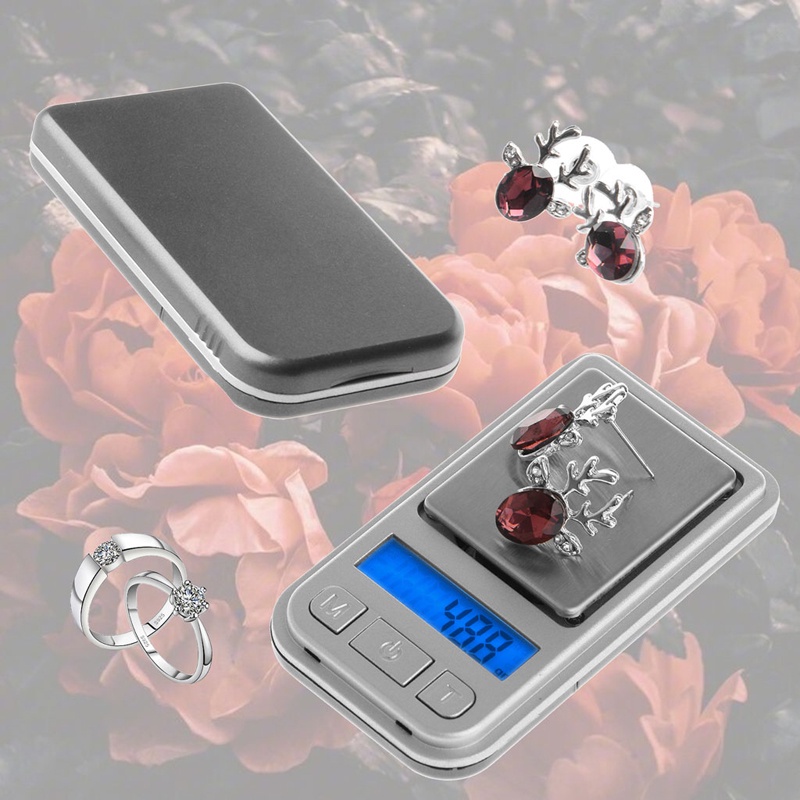 Cân Điện Tử Mini Bỏ Túi 100g 0.01g Màn Hình LCD Có Chức Năng Kéo Dài Cao Cấp