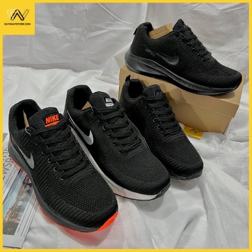 Giày Thể Thao Nam Màu Đen Trắng Thui Full Duy Nhật Store Móc Đẹp Độn 2cm Êm Sneaker Bata Trendy Big Size Lớn 45 46 47 48