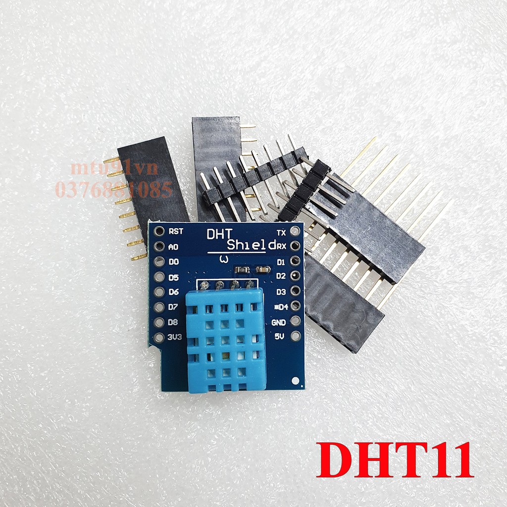 Shield Cảm biến nhiệt độ và độ ẩm cho mạch Wemos D1 mini DHT11 - DHT22