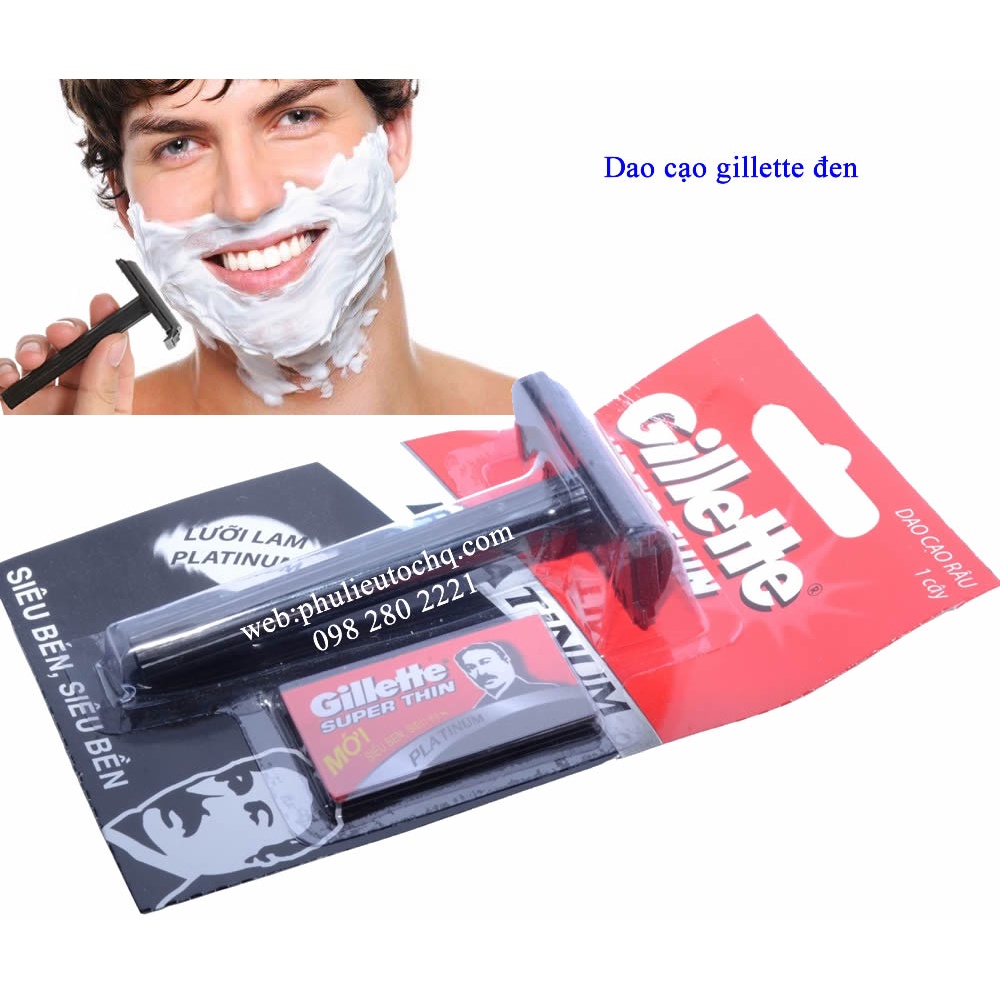 Dao cạo râu gillette đen