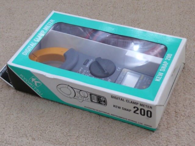 - Đồng hồ Ampe kìm kẹp dòng Kyoritsu KEW SNAP 200 cao cấp.