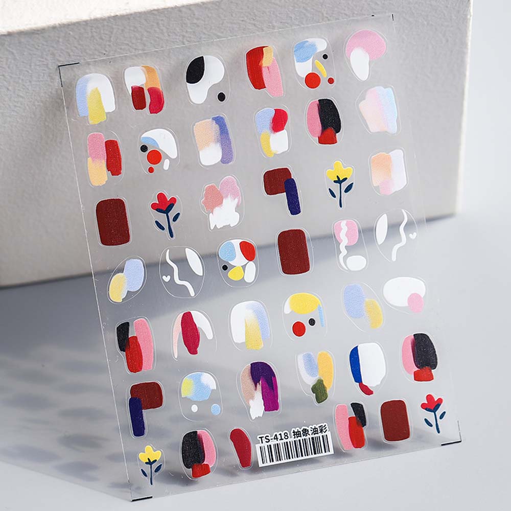 (Hàng Mới Về) Miếng Dán Trang Trí Móng Tay Hình Cô Gái 3d Diy Siêu Mỏng Chất Lượng Cao
