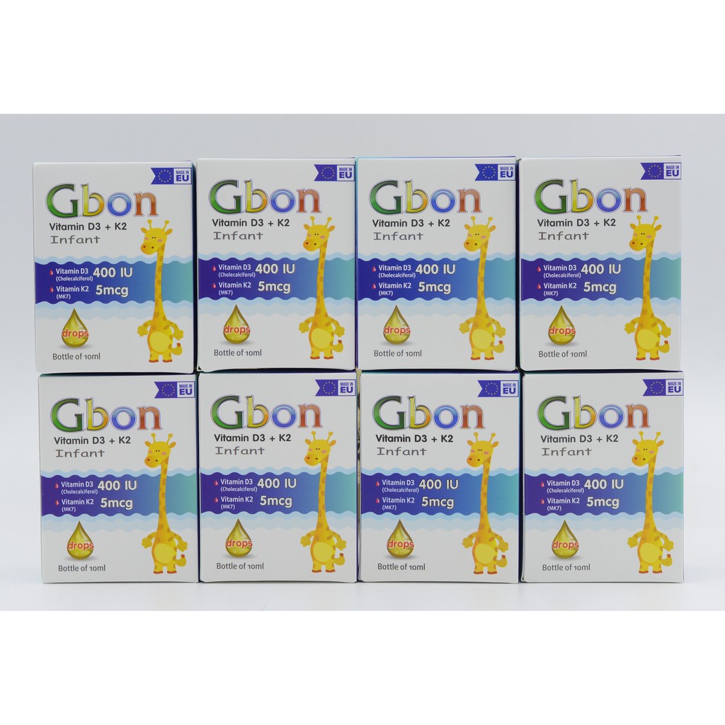 Vitamin D3K2(MK7) GBON [Ba Lan] Lọ 10ml