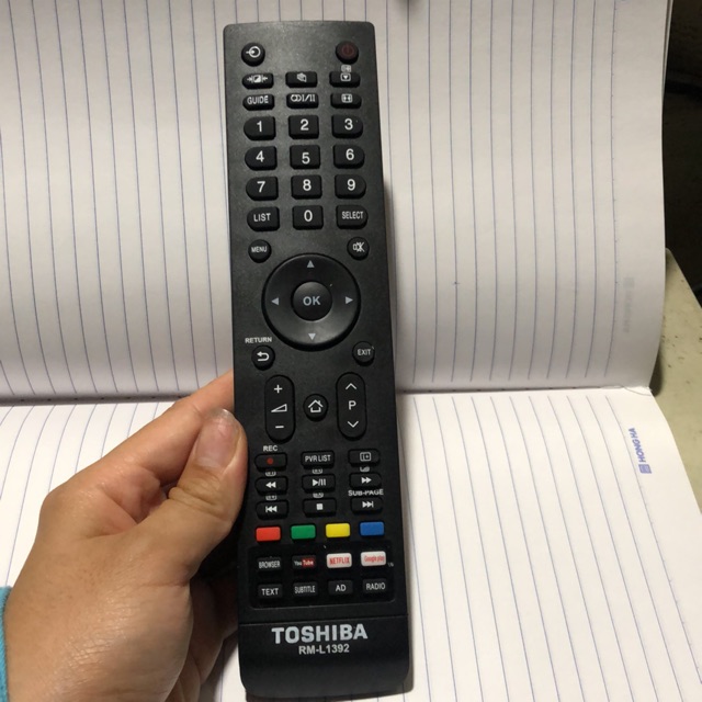 ĐIỀU KHIỂN TIVI TOSHIBA