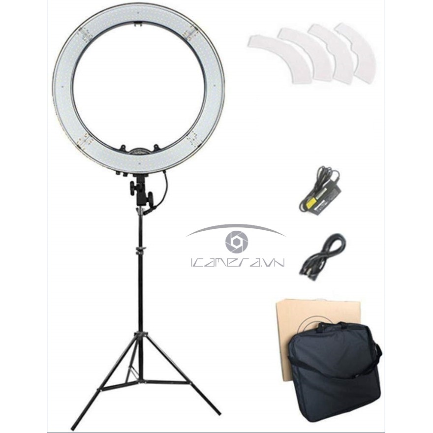 ĐÈN RL-18B LED RING LIGHT hỗ trợ tạo ánh sáng tròn cho video makeup, livestream bán hàng đẹp hơn