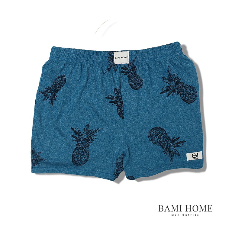 Quần short đùi ngủ nam nữ BAMI HOME, chất thun cotton thoáng mát, mềm mại QNTCT- 008 | BigBuy360 - bigbuy360.vn