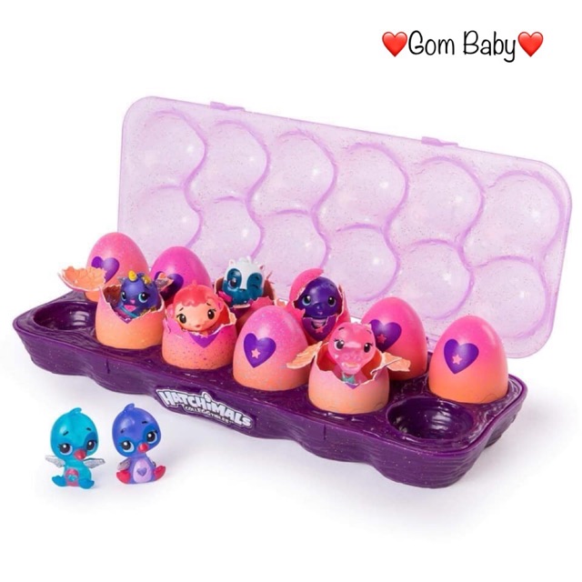 Khay 12 Trứng Hatchimals Ss4 - Hồng Ngôi Sao