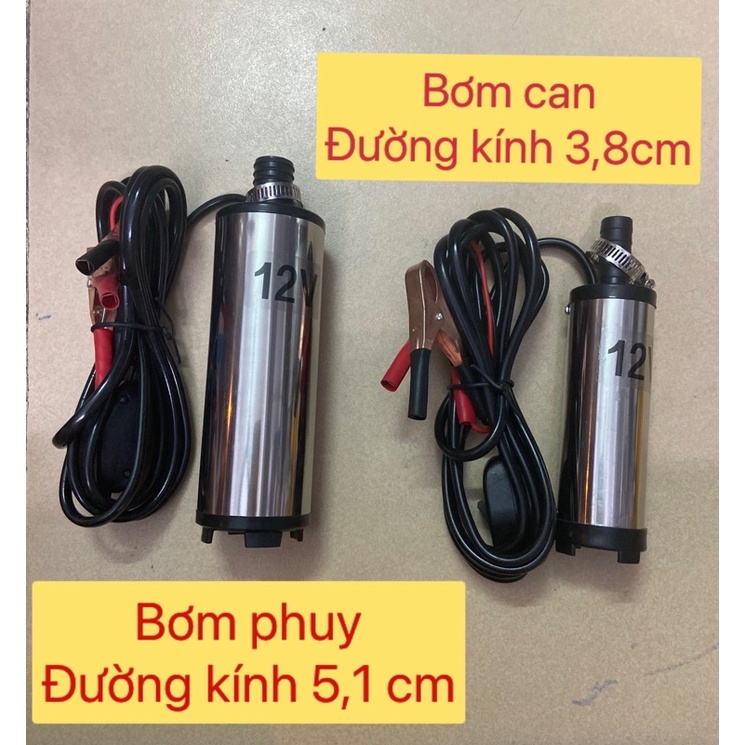 bơm chìm 12V -24V/ bơm tõm/ bơm dầu 12V -24V/ bơm nước mini/ 12V/ 24V