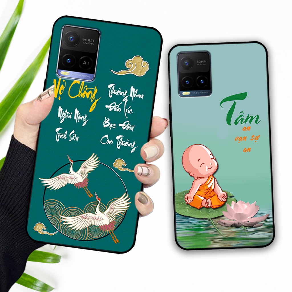 Ốp lưng Vivo Y21 / Y21s - Vivo Y33s in hình phong cách chữ thư pháp cha mẹ, tài lộc