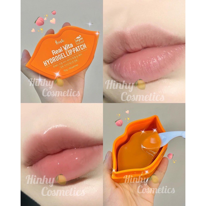 Mặt Nạ Mắt Môi Prreti Real Vita Hydrogel Lip Patch
