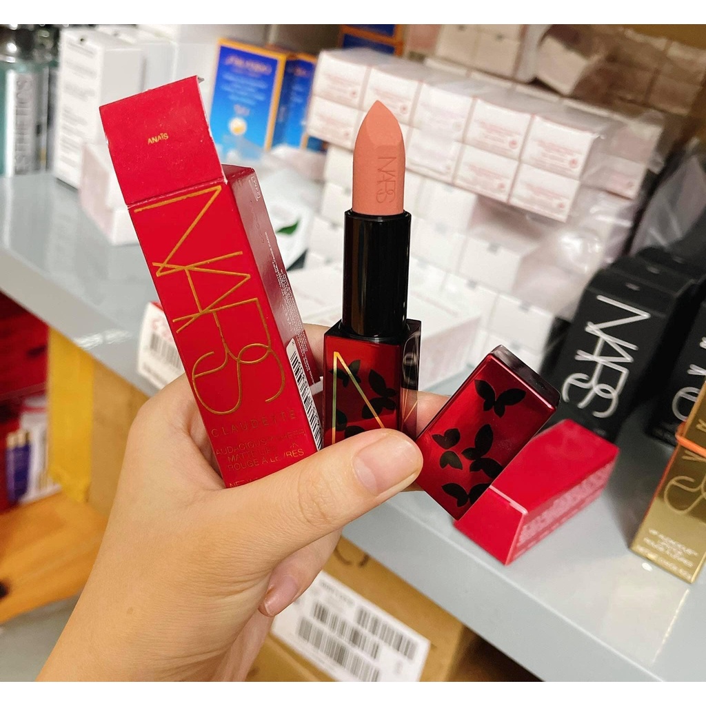 Son NARS CLAUDETTE AUDACIOUS SHEER MATTE LIPSTICK - Limited - Phiên bản giới hạn